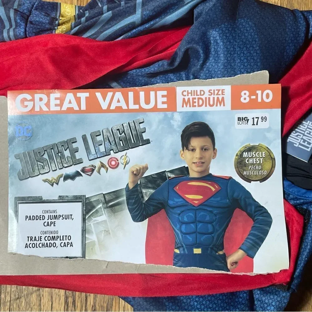 Justice league Superman costume